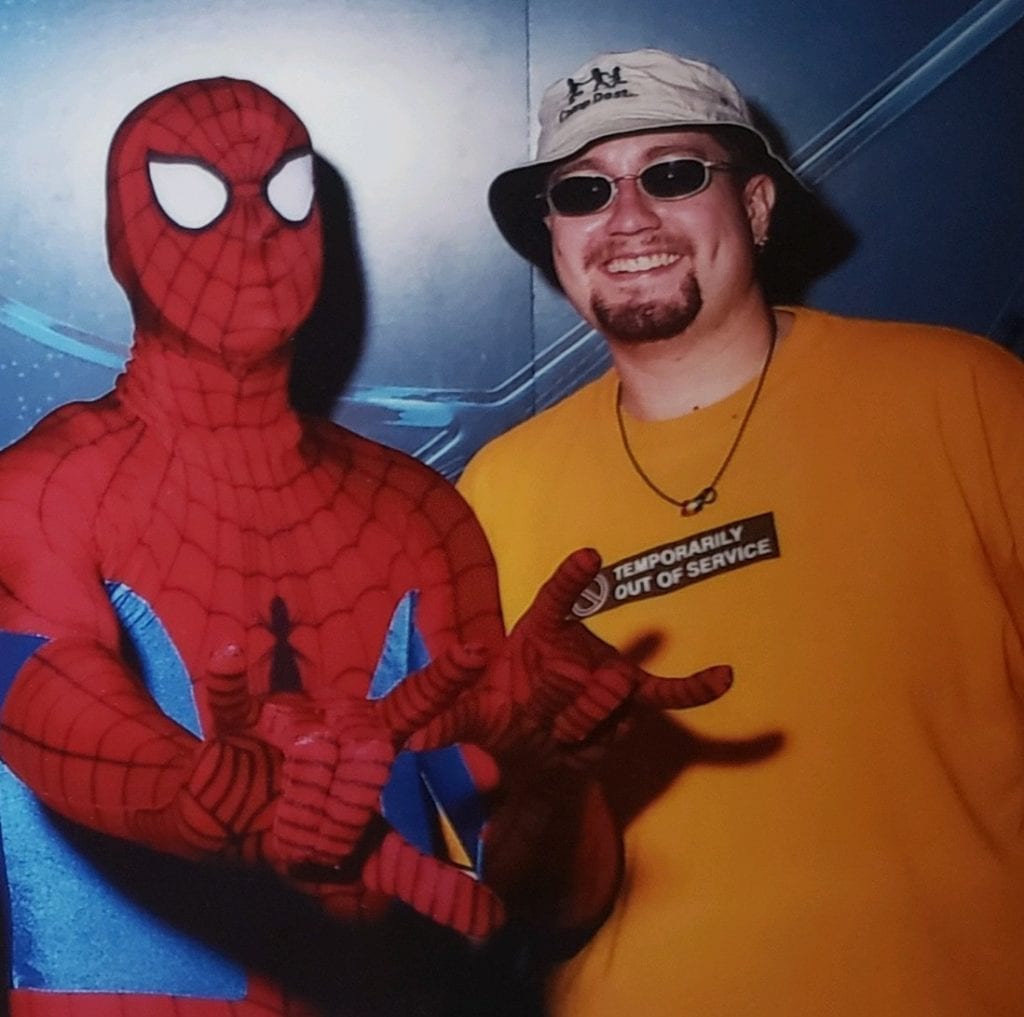 Me and Spiderman!