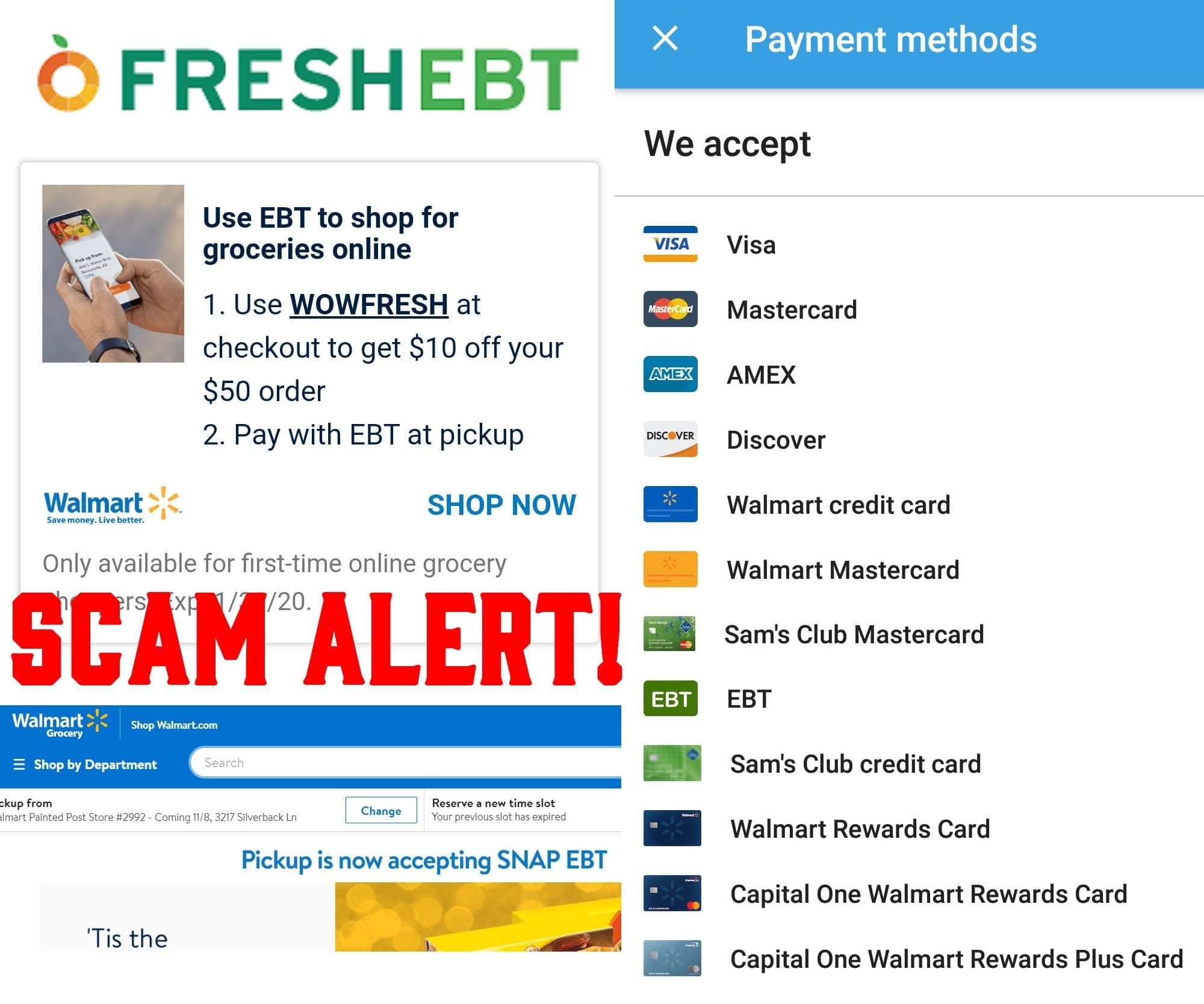 Walmart SCAM Alert!